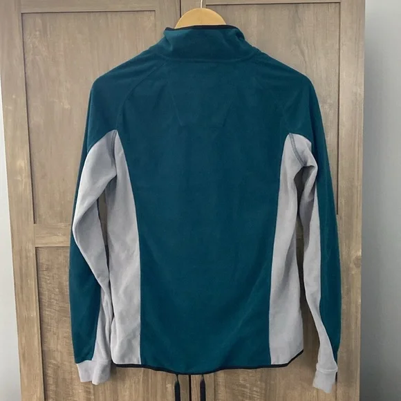 Horseware Ireland Fiona Half Zip Fleece Storm Green Women’s Size Large - Picture 9 of 16